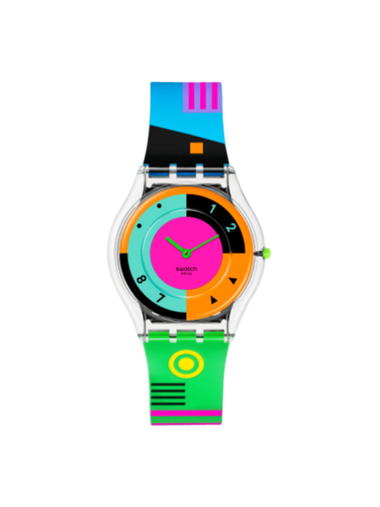 OROLOGIO UNISEX NEON HOT RACERC SKIN MULTICOLOR SWATCH
