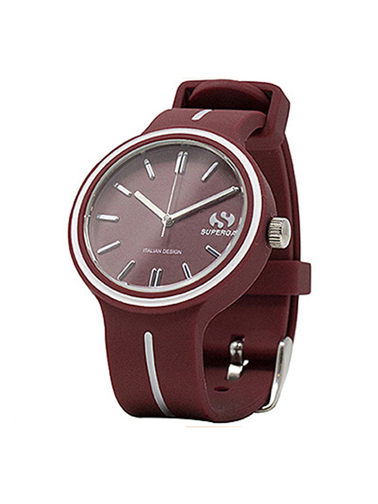 OROLOGIO RAGAZZA SOLO TEMPO BORDEAUX SUPERGA