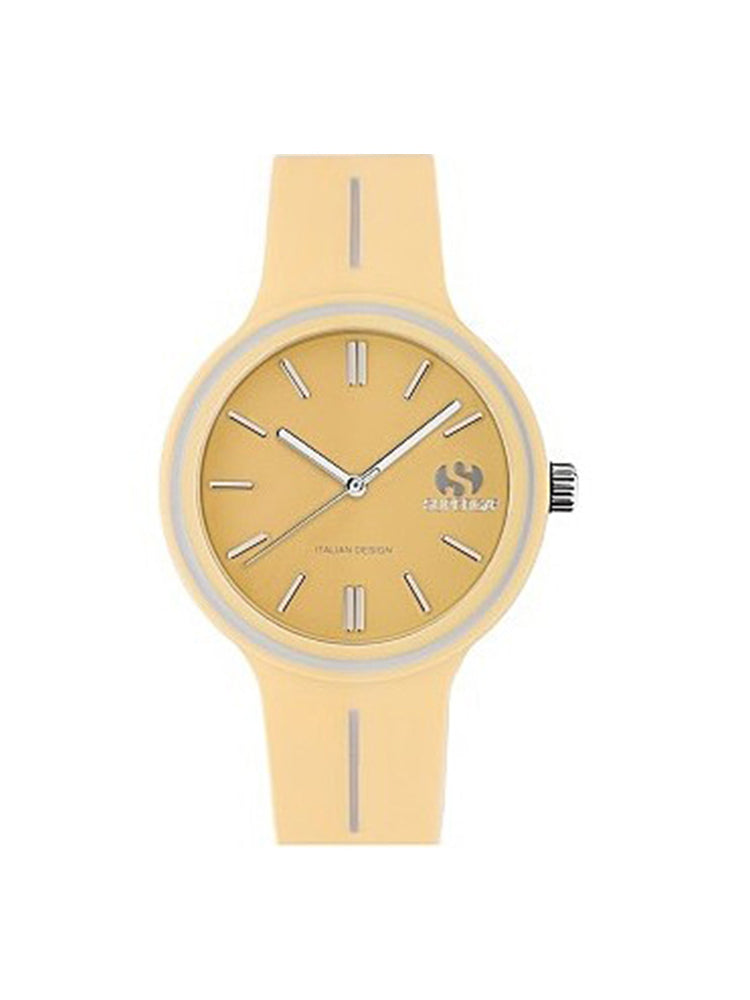 OROLOGIO UNISEX SOLO TEMPO GIALLO OCRA SUPERGA