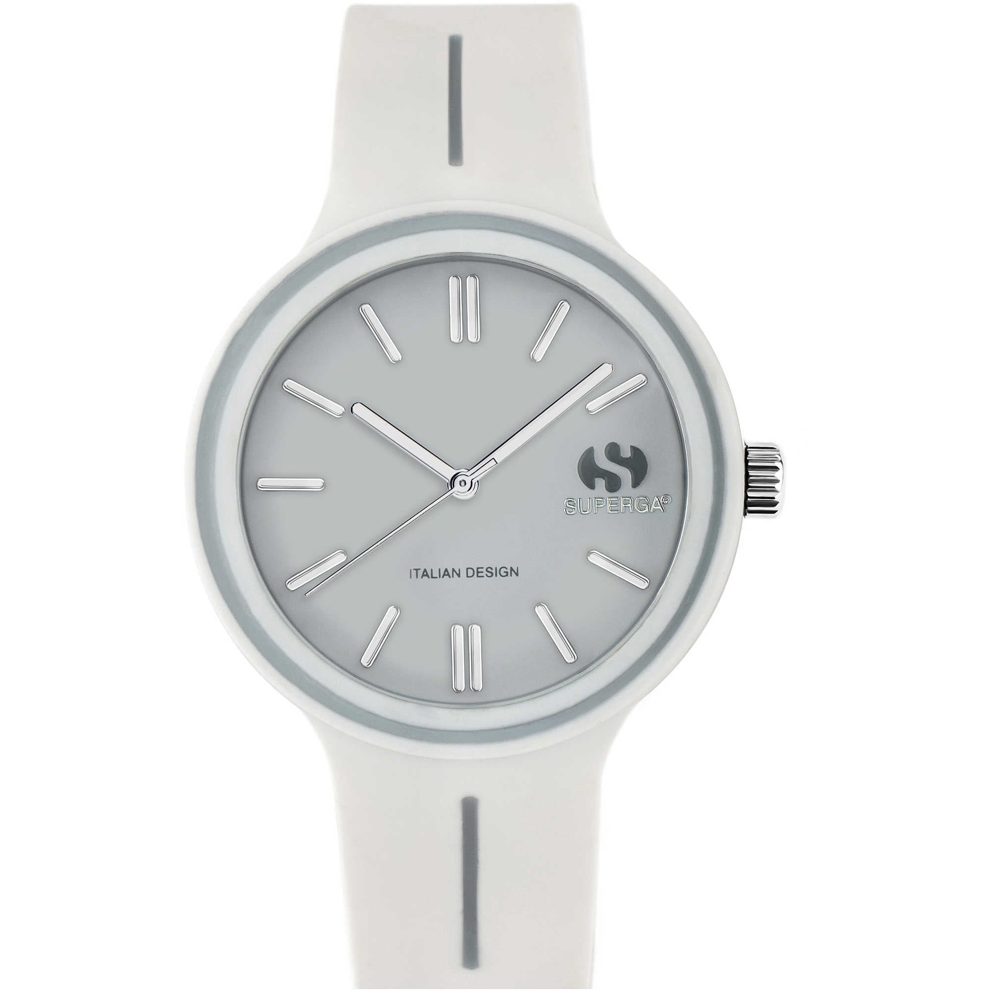 OROLOGIO UNISEX SOLO TEMPO BIANCO SUPERGA