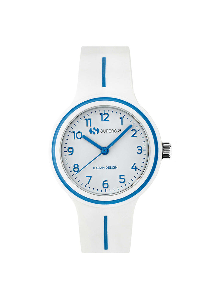 OROLOGIO UNISEX SOLO TEMPO BIANCO SUPERGA