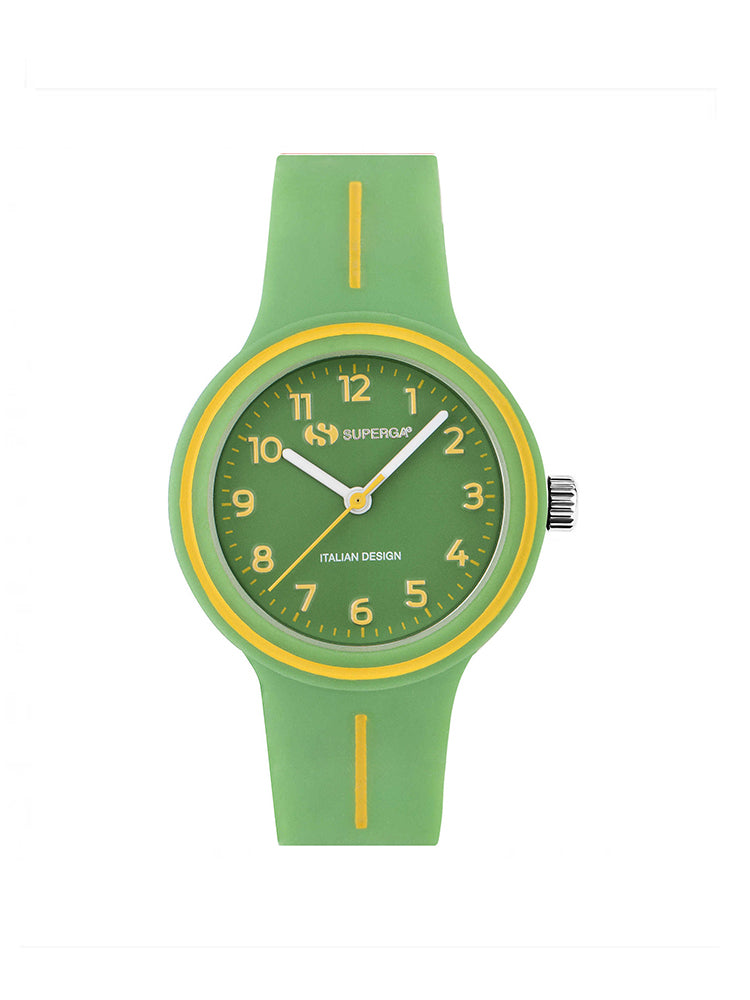 OROLOGIO BAMBINO SOLO TEMPO VERDE SUPERGA