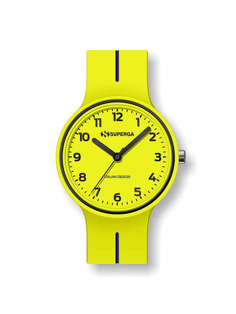 OROLOGIO BAMBINO SOLO TEMPO GIALLO FLUO SUPERGA
