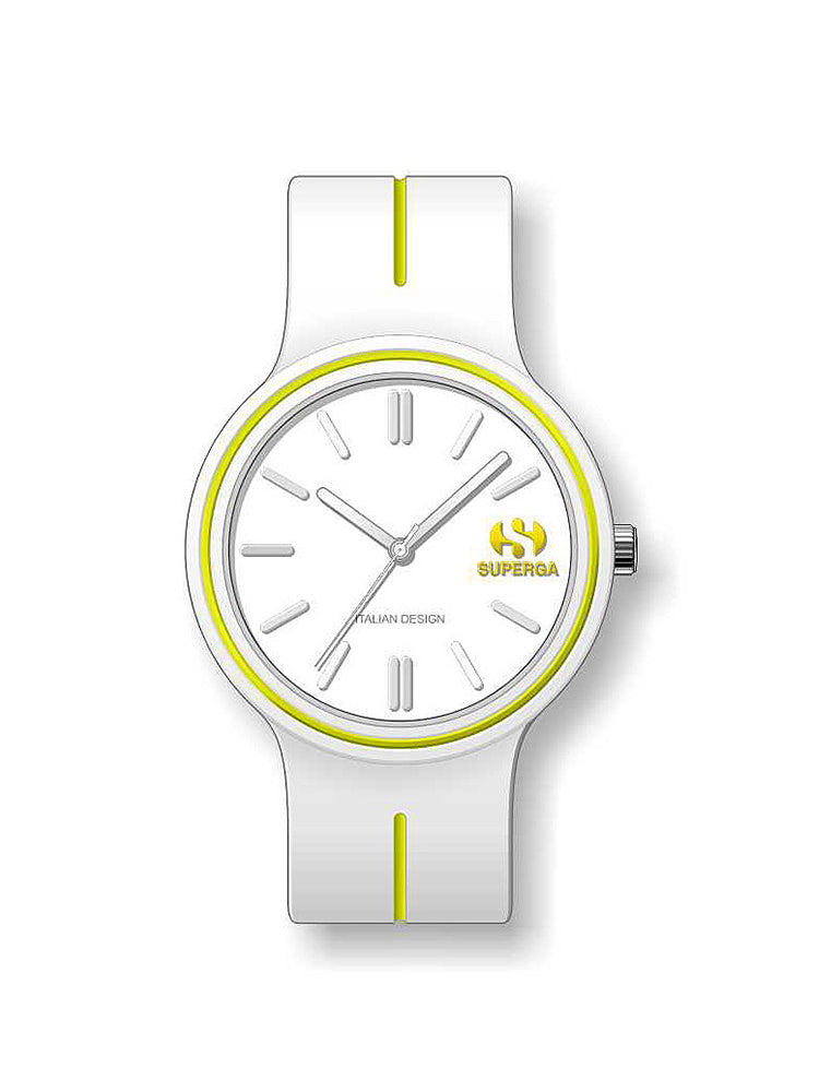 OROLOGIO UNISEX SOLO TEMPO BIANCO SUPERGA