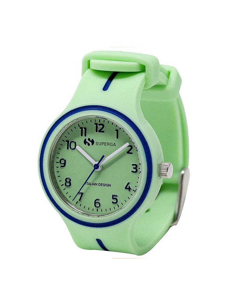 OROLOGIO BAMBINO SOLO TEMPO VERDE CHIARO SUPERGA