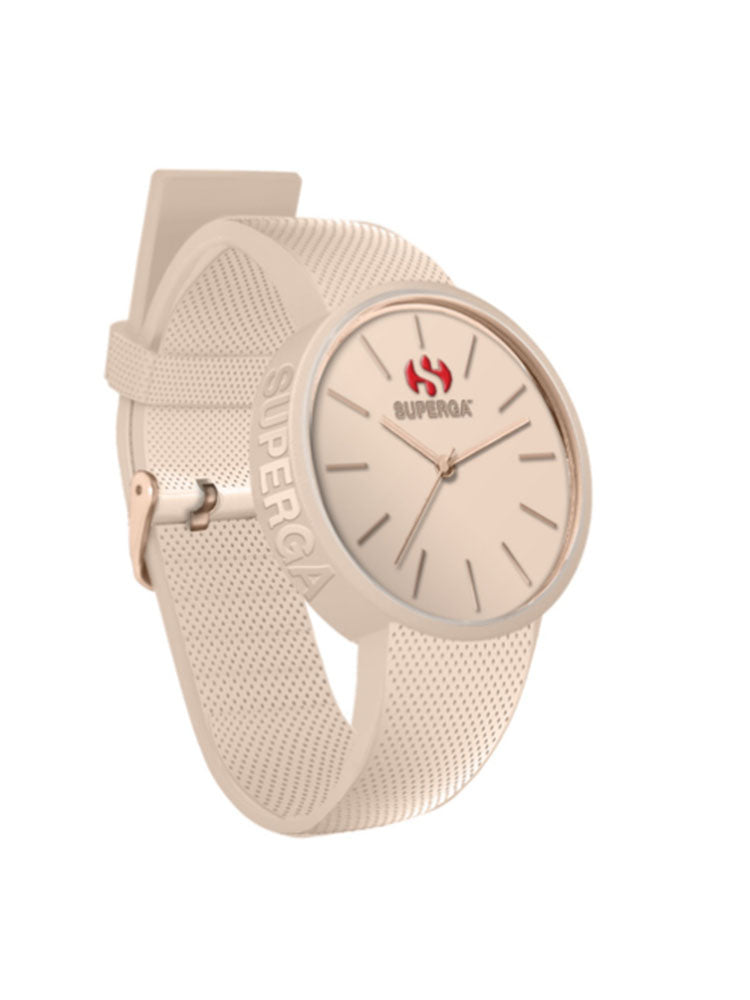 OROLOGIO DONNA SOLO TEMPO ROSA PALLIDO IN SILICONE SUPERGA
