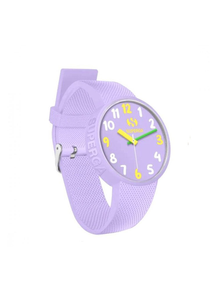 OROLOGIO BAMBINA SOLO TEMPO IN SILICONE LILLA SMALL SUPERGA