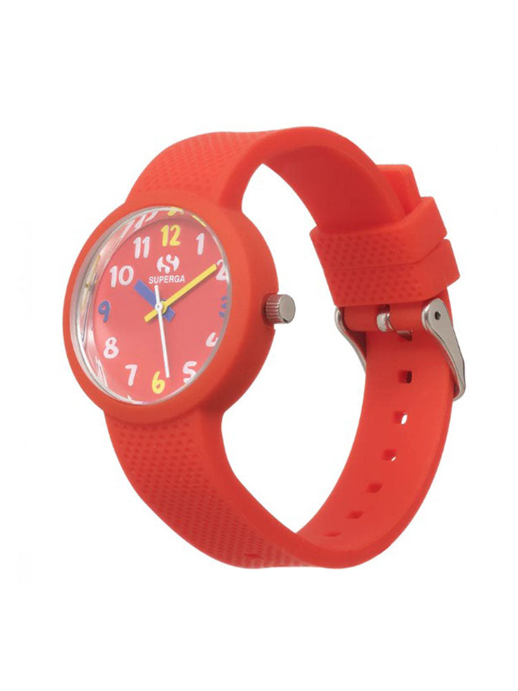 OROLOGIO BIMBO SOLO TEMPO CITY IN SILICONE ROSSO SUPERGA