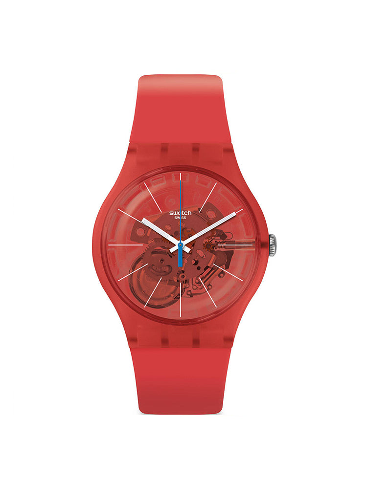 OROLOGIO UNISEX SOLO TEMPO BLOODY ORANGE IN SILICONE SWATCH
