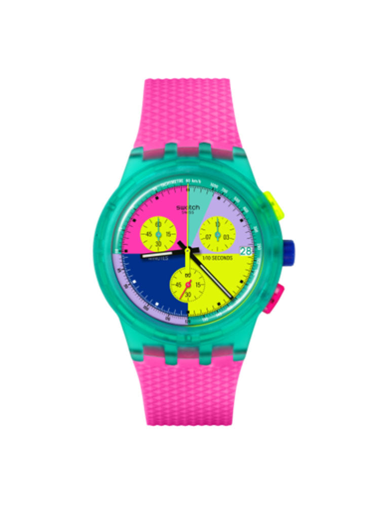OROLOGIO UOMO SWATCH NEON FLASH ARROW MULTICOLOR SWATCH
