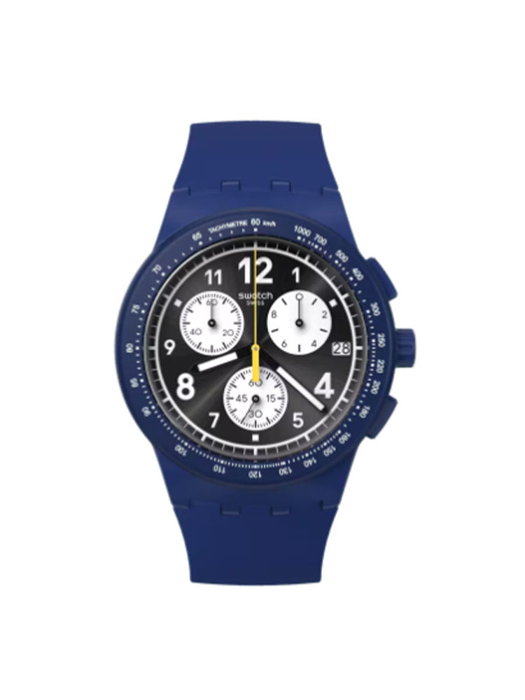 OROLOGIO UOMO NOTHING BASIC ABOUT BLUE CRONOGRAFO SWATCH
