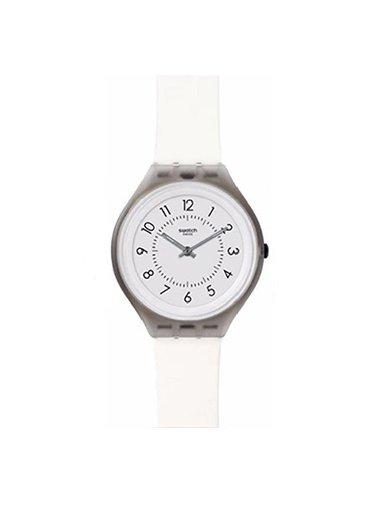 OROLOGIO UNISEX SOLO TEMPO SKINCLASS  WHITE SWATCH