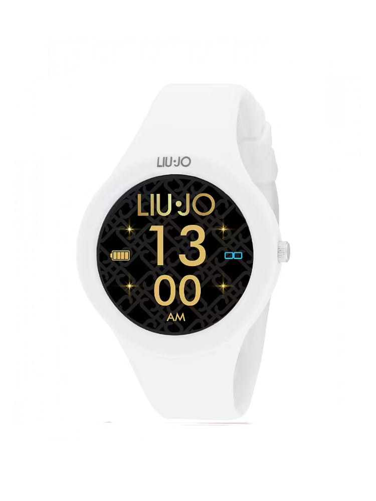 OROLOGIO DONNA SMARTWATCH VOICE PAINT IN SILICONE BIANCO LIU JO