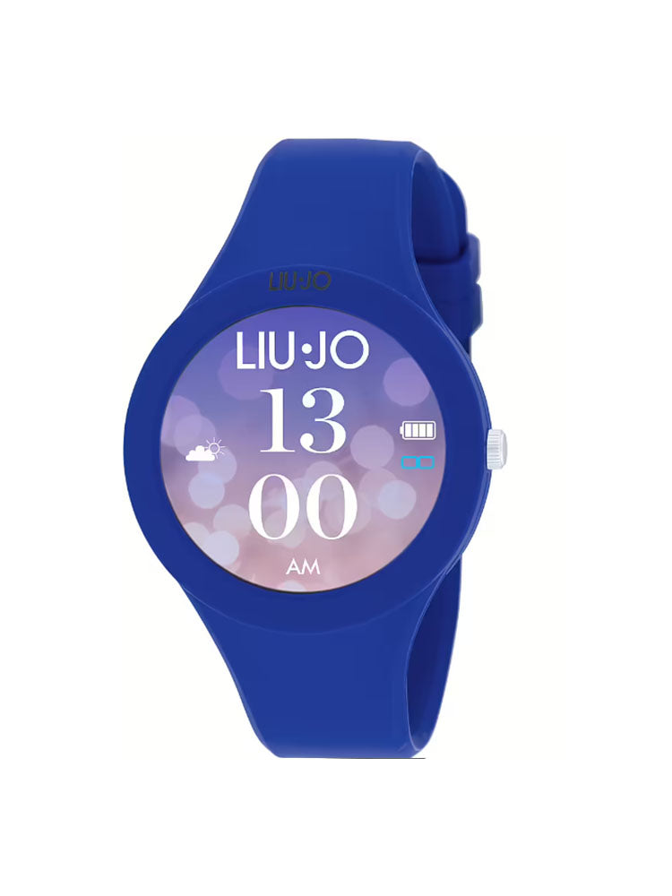 OROLOGIO DONNA SMARTWATCH VOICE PAINT IN SILICONE BLU LIU JO
