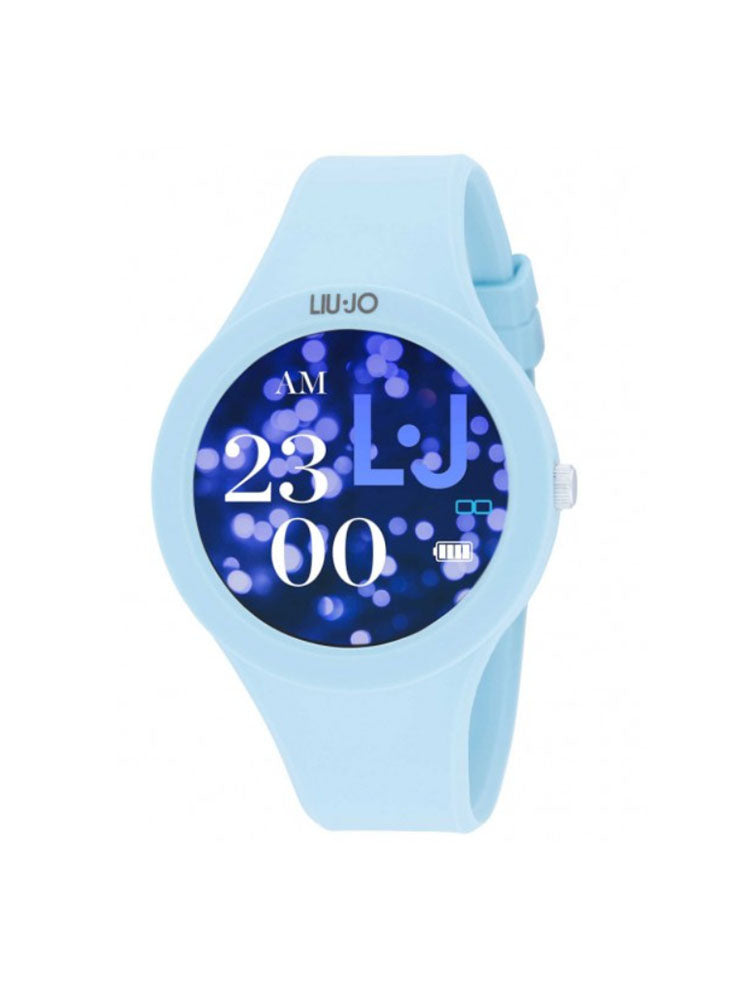 OROLOGIO DONNA SMARTWATCH VOICE PAINT IN SILICONE AZZURRO LIU JO
