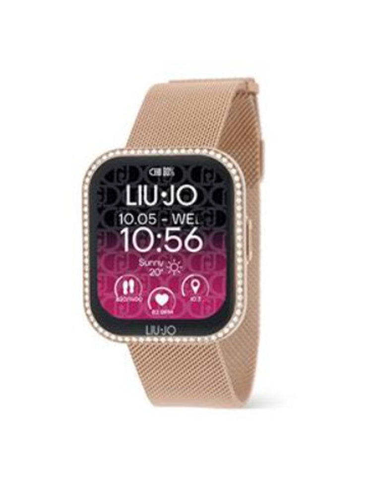OROLOGIO DONNA SMARTWATCH IN ACCIAIO ROSATO MAGLIA MILANO LIU JO