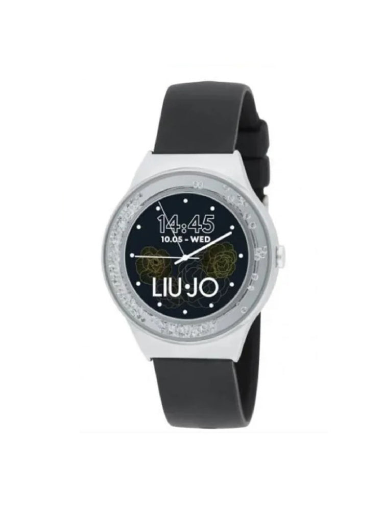 OROLOGIO DONNA SMARTWATCH IN SILICONE NERO CON CRISTALLI DANCING LIU JO