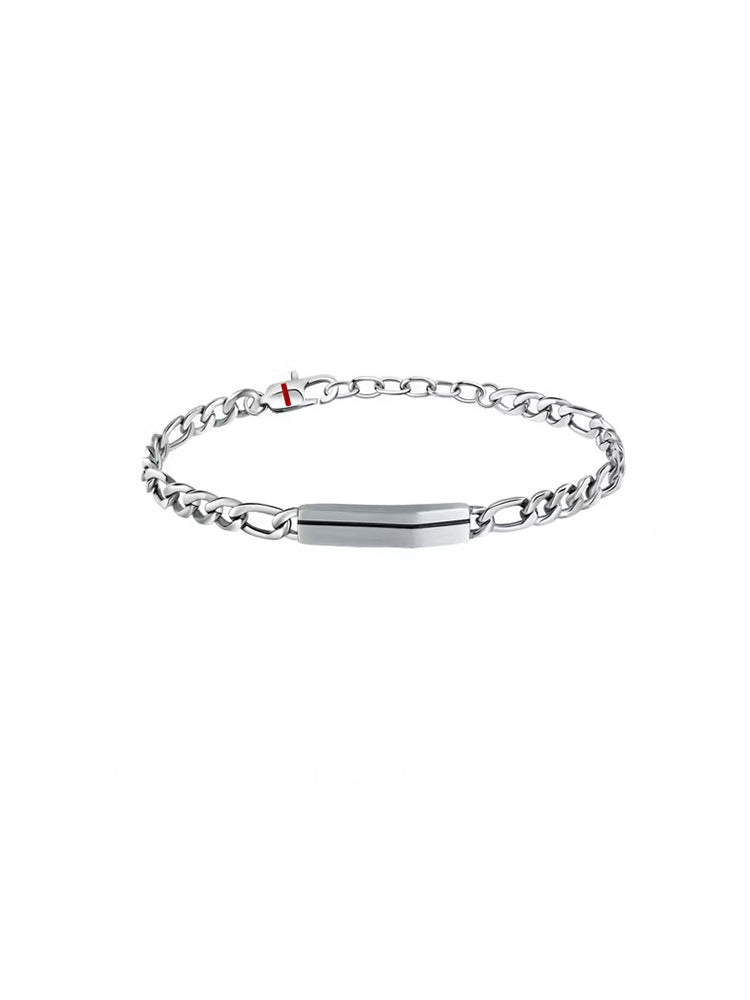 BRACCIALE UOMO A CATENA IN ACCIAIO BASIC SECTOR