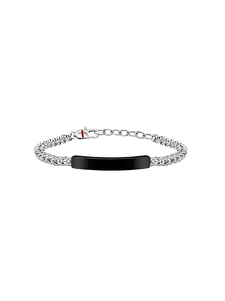 BRACCIALE UOMO BASIC IN ACCIAIO E NERO SECTOR