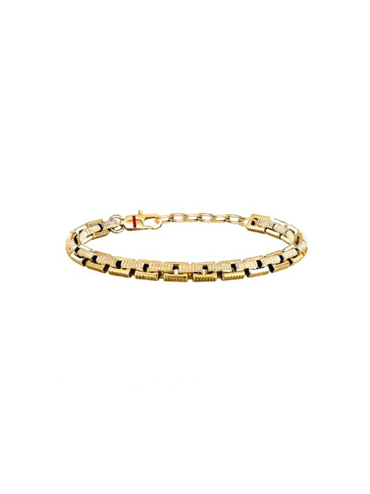 BRACCIALE UOMO A CATENA IN ACCIAIO DORATO SECTOR