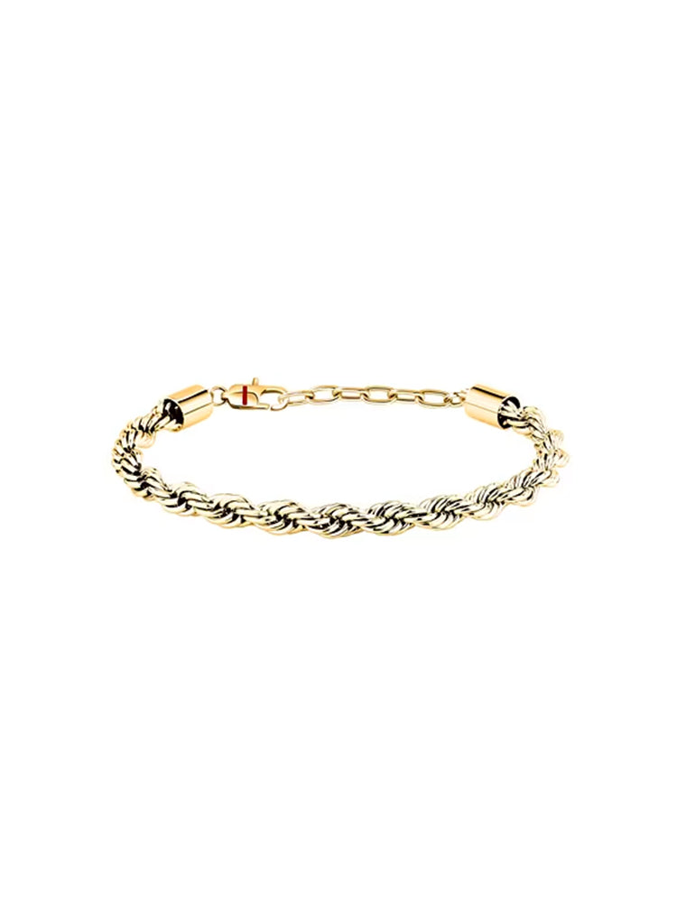 BRACCIALE UOMO TORCHON IN ACCIAIO DORATO SECTOR