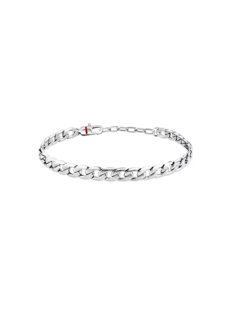 BRACCIALE UOMO A CATENA MAGLIA PIATTA SECTOR