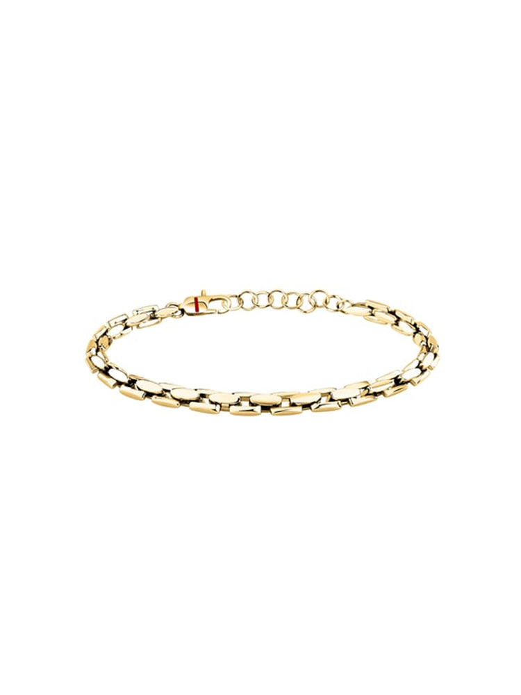 BRACCIALE UOMO IN ACCIAIO DORATO A MAGLIE SECTOR