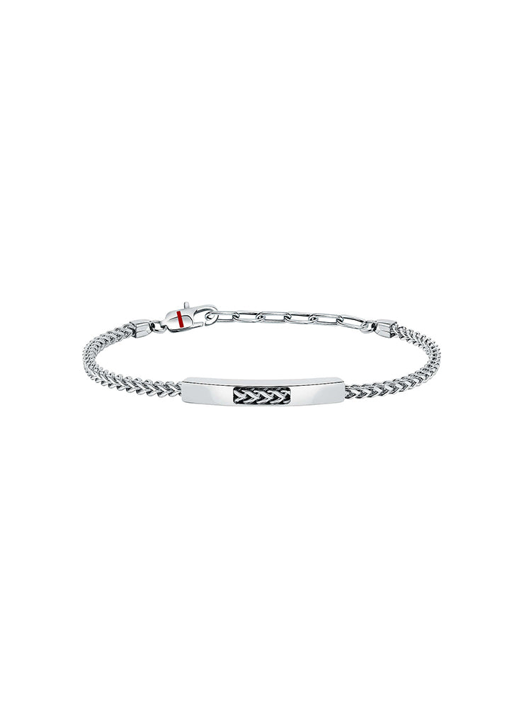 BRACCIALE UOMO BASIC, CATENA IN ACCIAIO SILVER 22 CM SECTOR