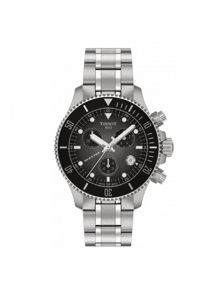 OROLOGIO UOMO SEASTAR 1000 CRONOGRAFO 38 MM NERO TISSOT