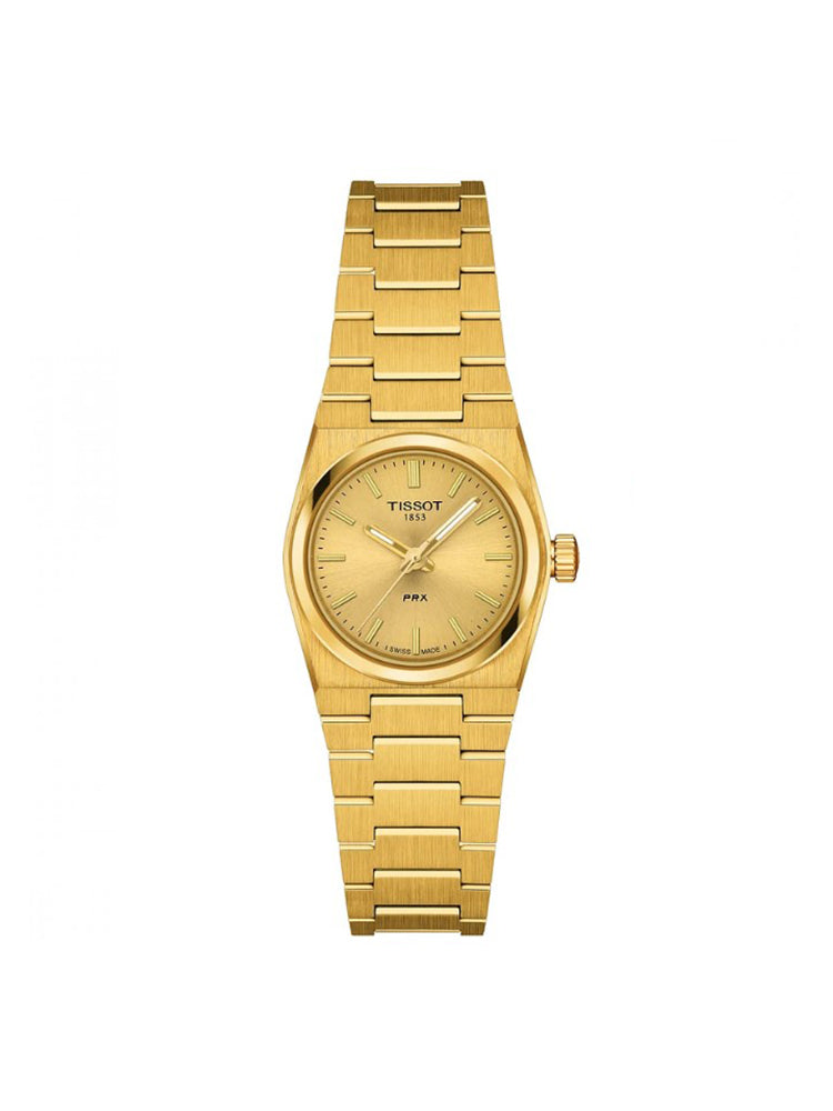 OROLOGIO DONNA PRX AL QUARZO 25 MM IN ACCIAIO DORATO TISSOT