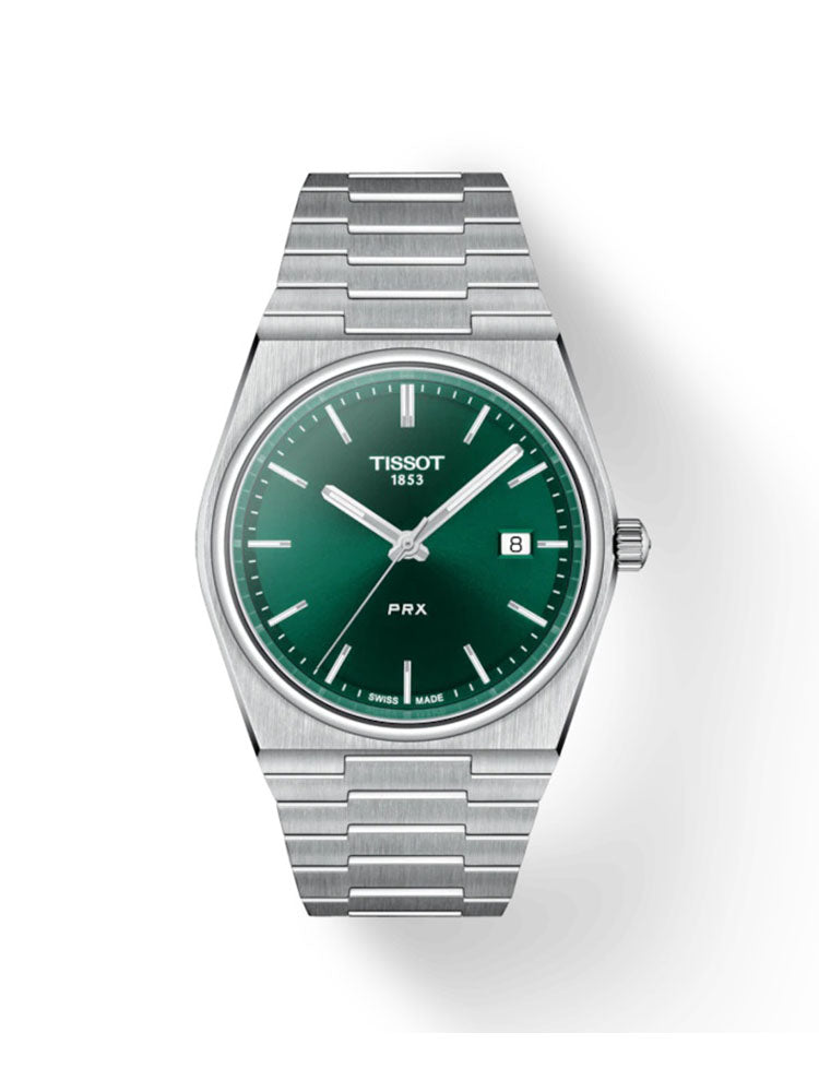 OROLOGIO UOMO PRX SOLO TEMPO IN ACCIAIO INOSSIDABILE CON QUADRANTE VERDE TISSOT