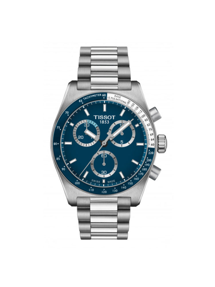 OROLOGIO UOMO PR516 CRONOGRAFO QUADRANTE BLU TISSOT