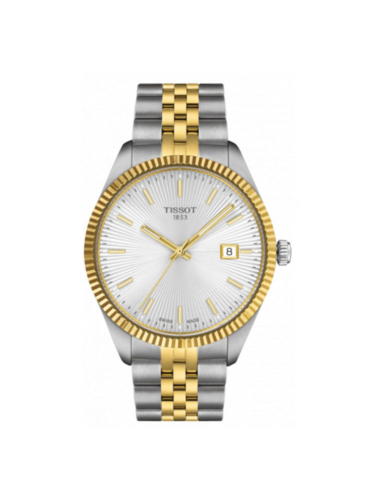 OROLOGIO UOMO BALLADE 40 MM IN ACCIAIO BICOLORE DORATO TISSOT