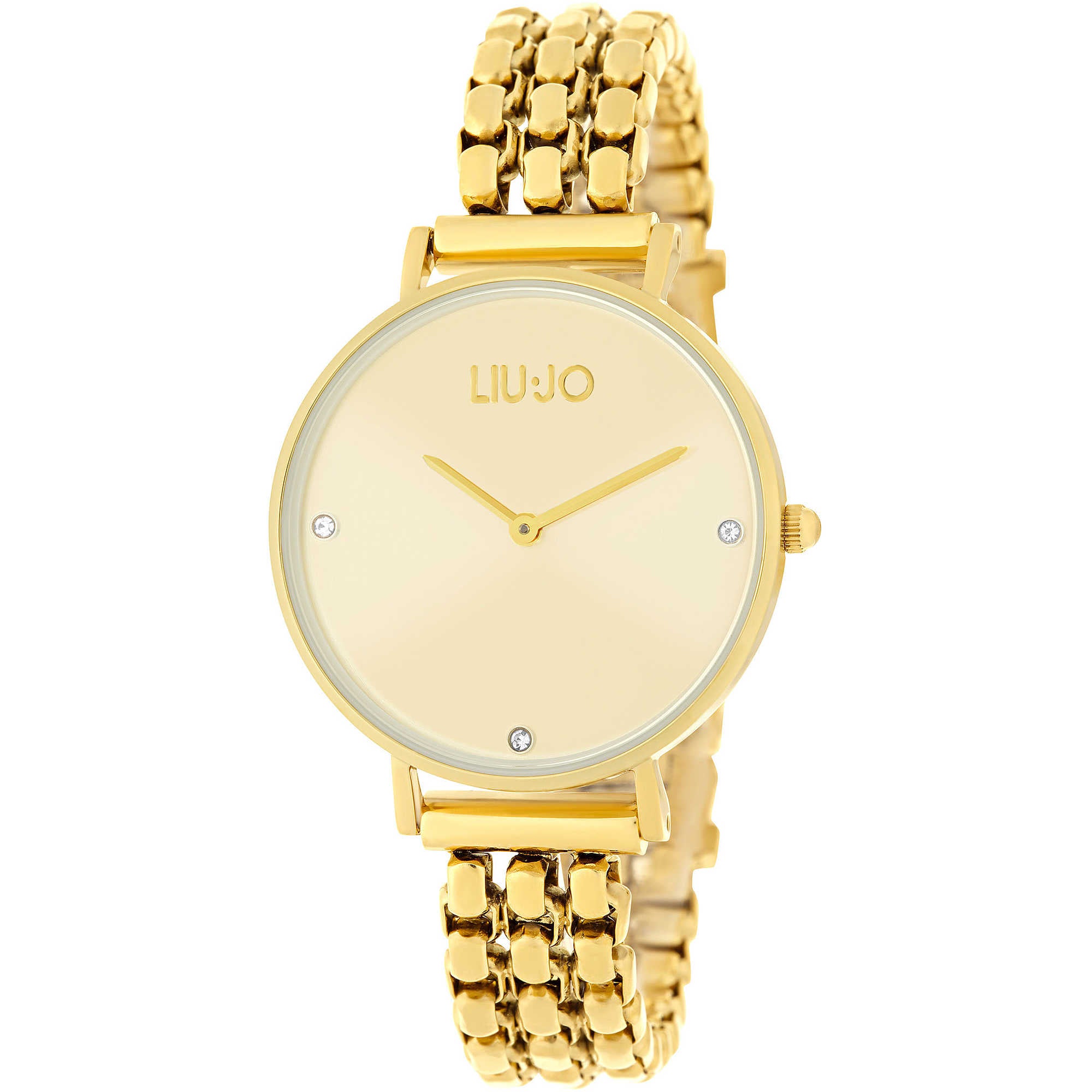 OROLOGIO DONNA SOLO TEMPO IN ACCIAIO DORATO LIU JO