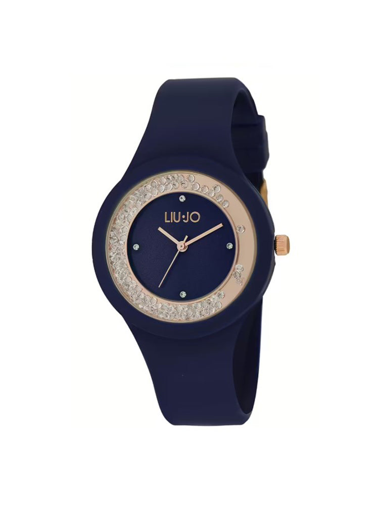 OROLOGIO DONNA DANCING SPORT IN SILICONE BLU LIU JO