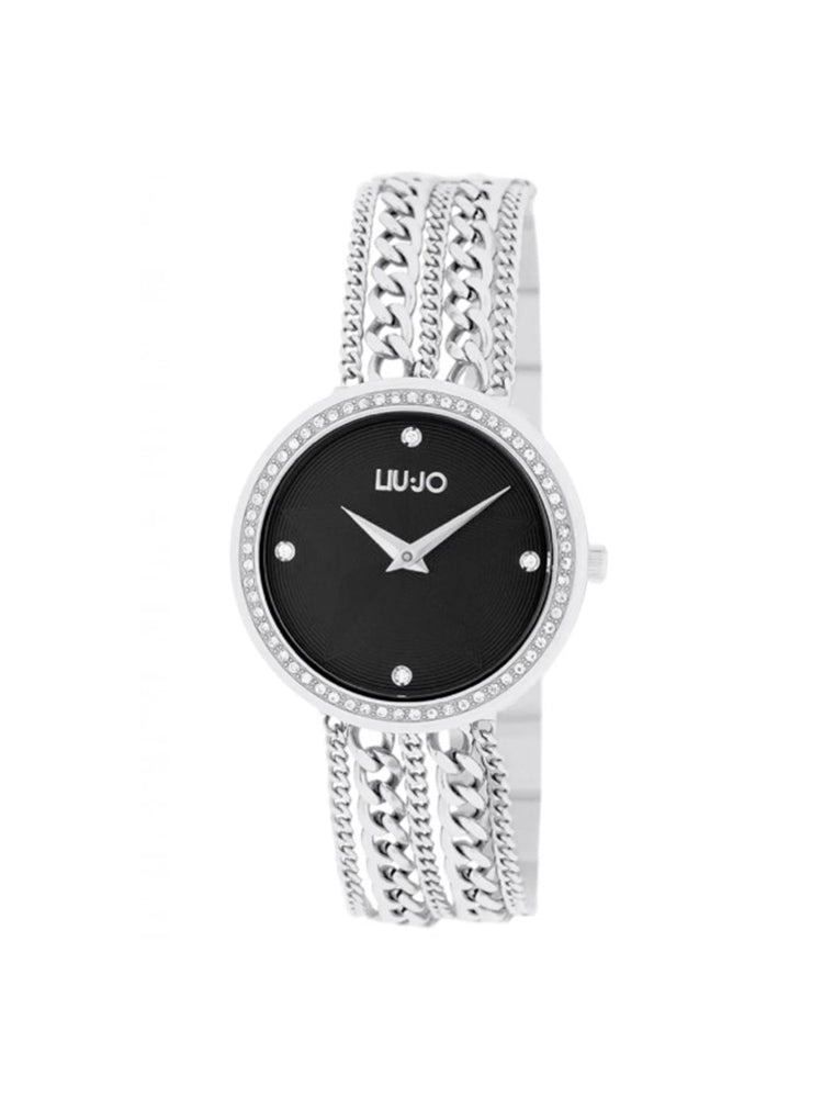 OROLOGIO DONNA IN ACCIAIO CON CINTURINO A CATENA LIU JO