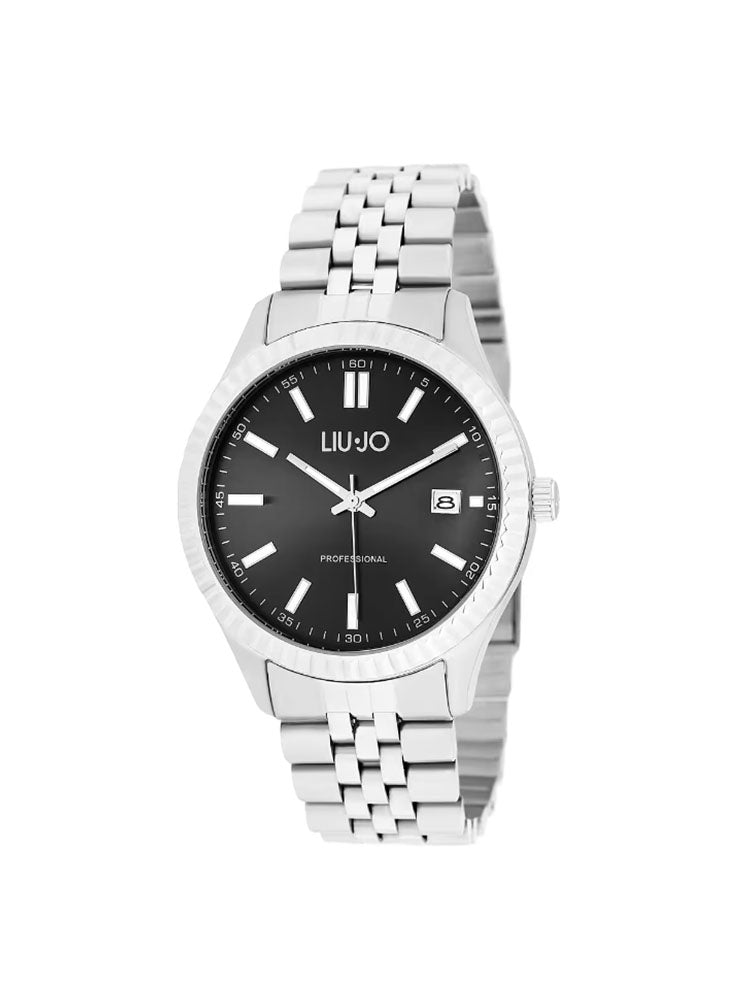 OROLOGIO UOMO IN ACCIAIO SOLO TEMPO CON QUADRANTE NERO LIU JO