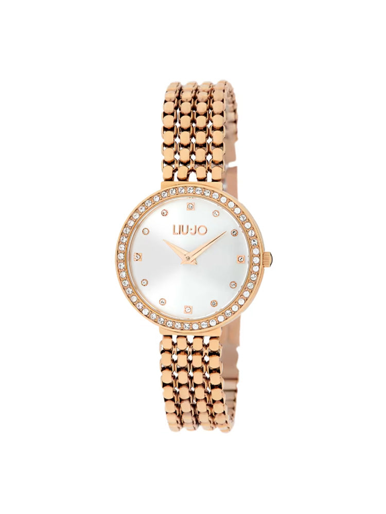 OROLOGIO DONNA CHAIN IN ACCIAIO COLOR ORO ROSA LIU JO