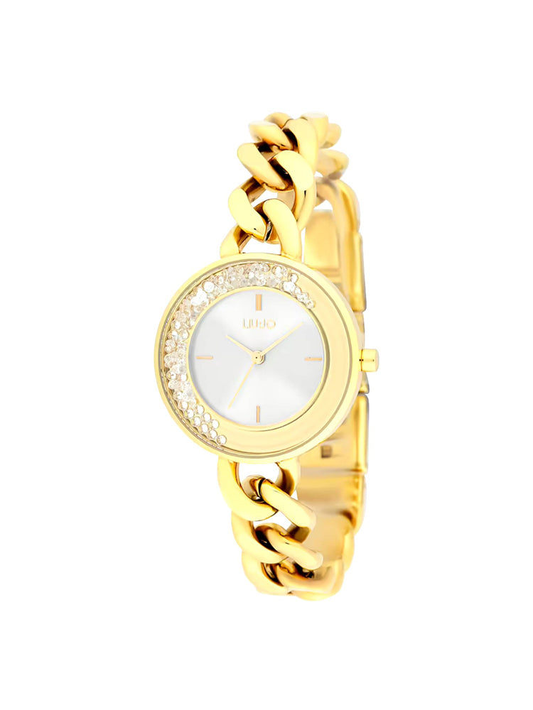 OROLOGIO DONNA SOLO TEMPO DANCING CHAIN IN ACCIAIO GOLD LIU JO