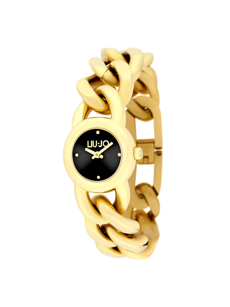 OROLOGIO DONNA SOLO TEMPO FASHION NEW GLAM IN ACCIAIO GOLD LIU JO