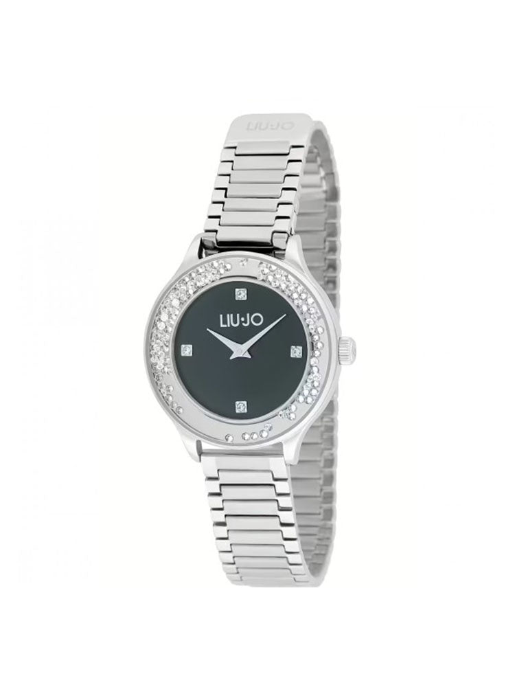 OROLOGIO DONNA SOLO TEMPO DANCING SHINE ACCIAIO E CRISTALLI  LIU JO