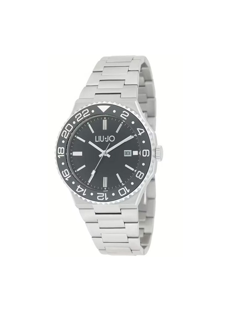 OROLOGIO UOMO SOLO TEMPO WIDE ACCIAIO COLOR ARGENTO LIU JO