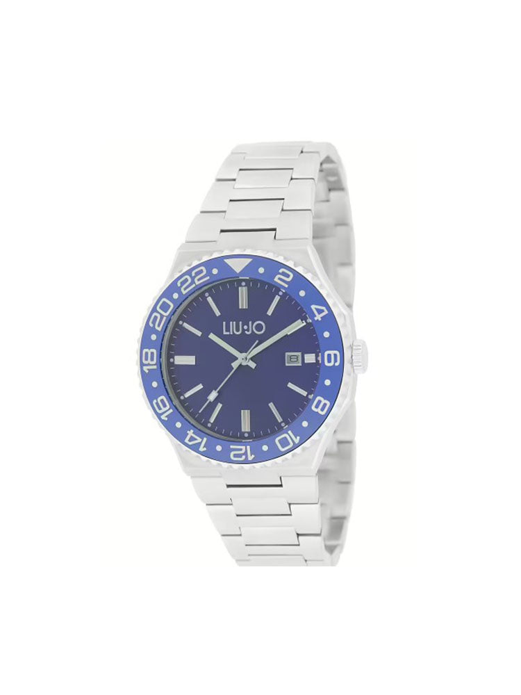 OROLOGIO UOMO SOLO TEMPO WIDE ACCIAIO COLOR ARGENTO LIU JO