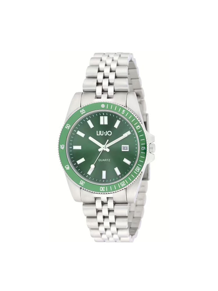 OROLOGIO UOMO SOLO TEMPO COMPANY ACCIAIO COLOR ARGENTO LIU JO