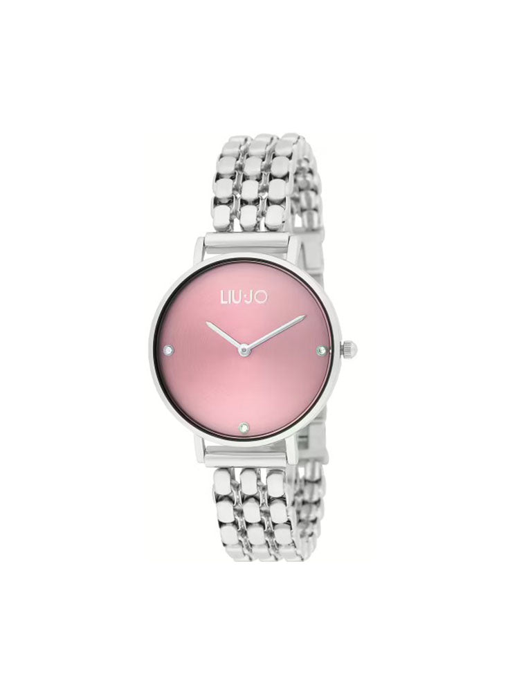 OROLOGIO DONNA SOLO TEMPO FRAMEWORK ACCIAIO COLOR ARGENTO LIU JO