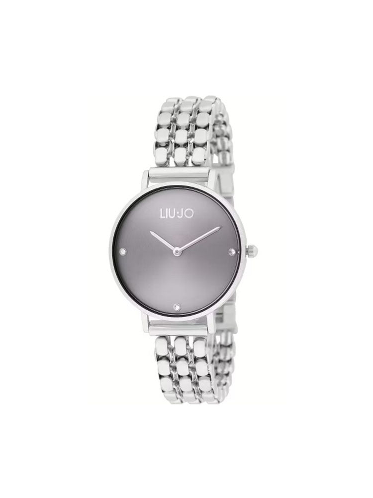 OROLOGIO DONNA SOLO TEMPO FRAMEWORK ACCIAIO COLOR ARGENTO LIU JO