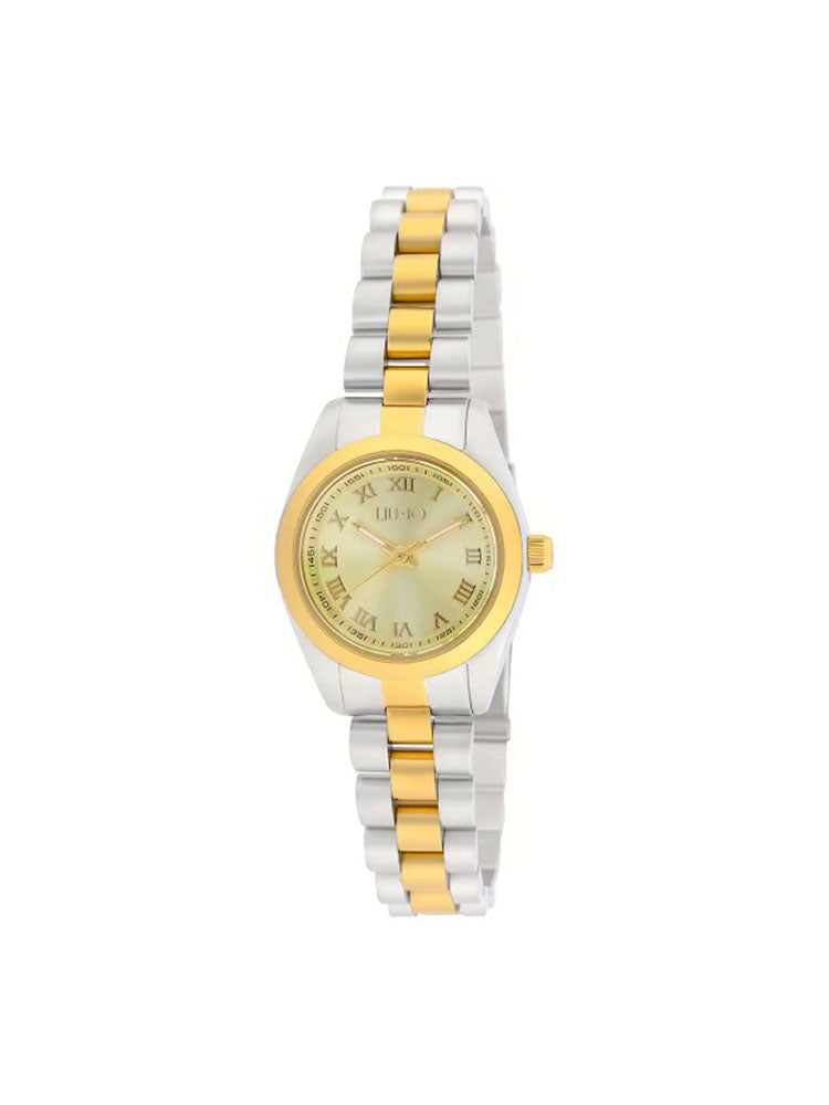 OROLOGIO DONNA SOLO TEMPO AIMABLE ACCIAIO BICOLORE ARGENTO E ORO LIU JO