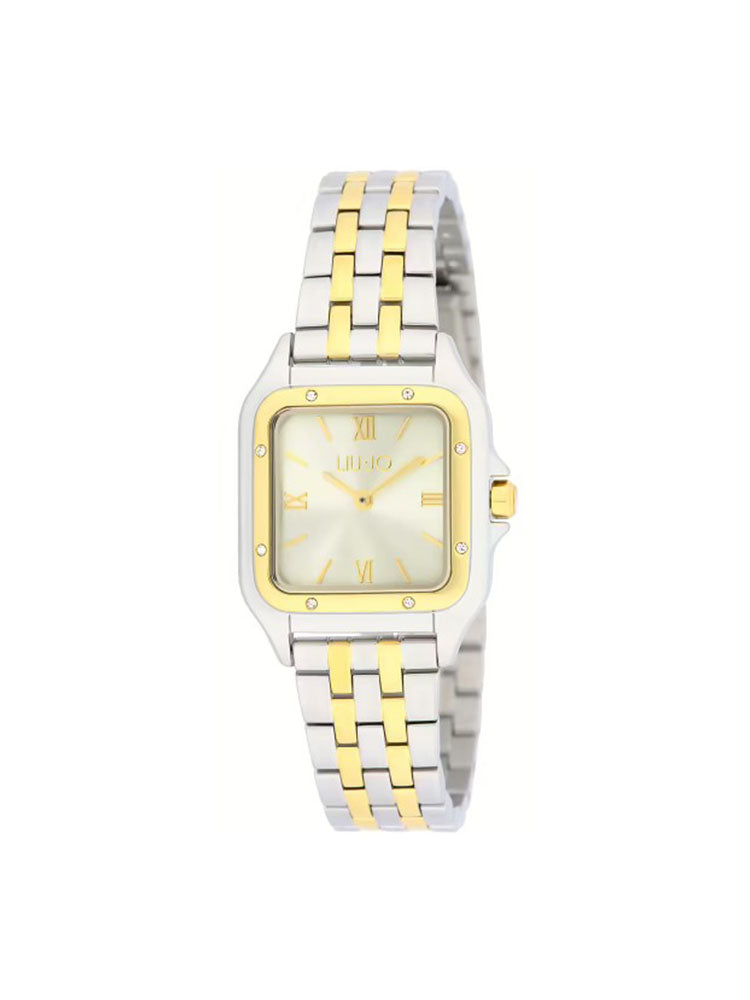 OROLOGIO DONNA SOLO TEMPO SHILMER ACCIAIO BICOLORE ARGENTO E ORO LIU JO