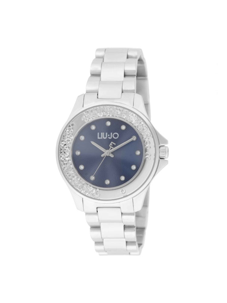 OROLOGIO DONNA SOLO TEMPO IN ACCIAIO CON ZIRCONI COLLEZIONE DANCING ELEGANCE  LIU JO