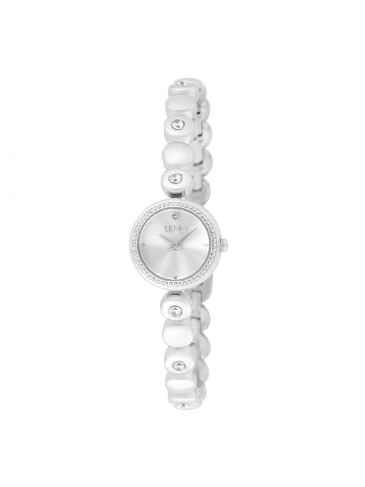 OROLOGIO DONNA SOLO TEMPO IN ACCIAIO SILVER CON CRISTALLI COLLEZIONE LUNAR LIU JO